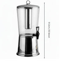 Commercial Cold Drink Dispenser Large Capacity Stainless Steel Juice Dispenser Detachable Design for Caterers