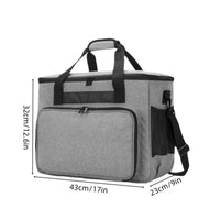 Sewing Machine Carrying Case Organized for Crafters