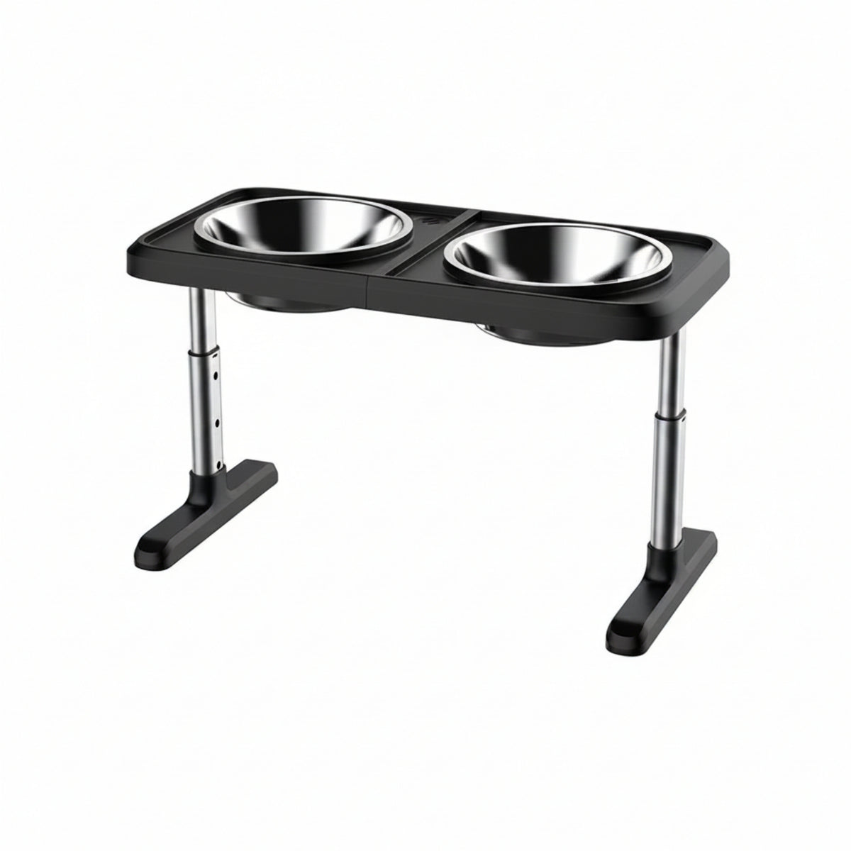 Elevated Dog Bowl Dishwasher Dog Bowl with Stand Foldable Raised Feeding Station for Young Dogs