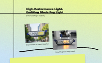 Auman EST LED fog light, aluminum