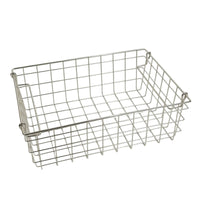 Wire Basket with Handle Lightweight Wire Storage Basket Sturdy for Shelves