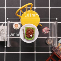 1:12 Scale Dollhouse Coffee Table Miniature Model for DIY Scenes