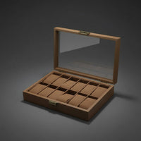 Wooden Watch Box Gift Packaging Watch Holder Box Soft Silk-Feel Interior