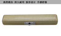 Solid Wood Flute Headjoint Storage Box with Silver-Plated Protection