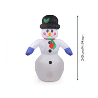 Christmas Inflatable Snowman Giant Snowman Yard Decor Outdoor Decoration Cheerful Festive