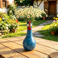 Chicken Vase Colorful Long Neck Vase Indoor and Outdoor Home Decoration for Desk