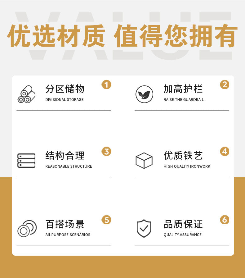 精致小茶几会客茶水室茶杯存放柜多功能自由组合收纳架奶油风边柜 白色大号【标准款】