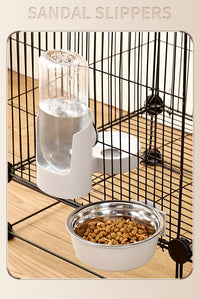 猫咪挂式饮水机喂食器狗狗自动喝水器悬挂笼子碗食盆兔子宠物用品