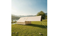 Inflatable Camping Tent Black-Coated Inflatable Tent with Heating Appliance Jack Spacious for Campers, Families, Comfort Camping