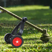 Grass Rolling Support Adjustable Height Lawn Edger Wheel Attachment