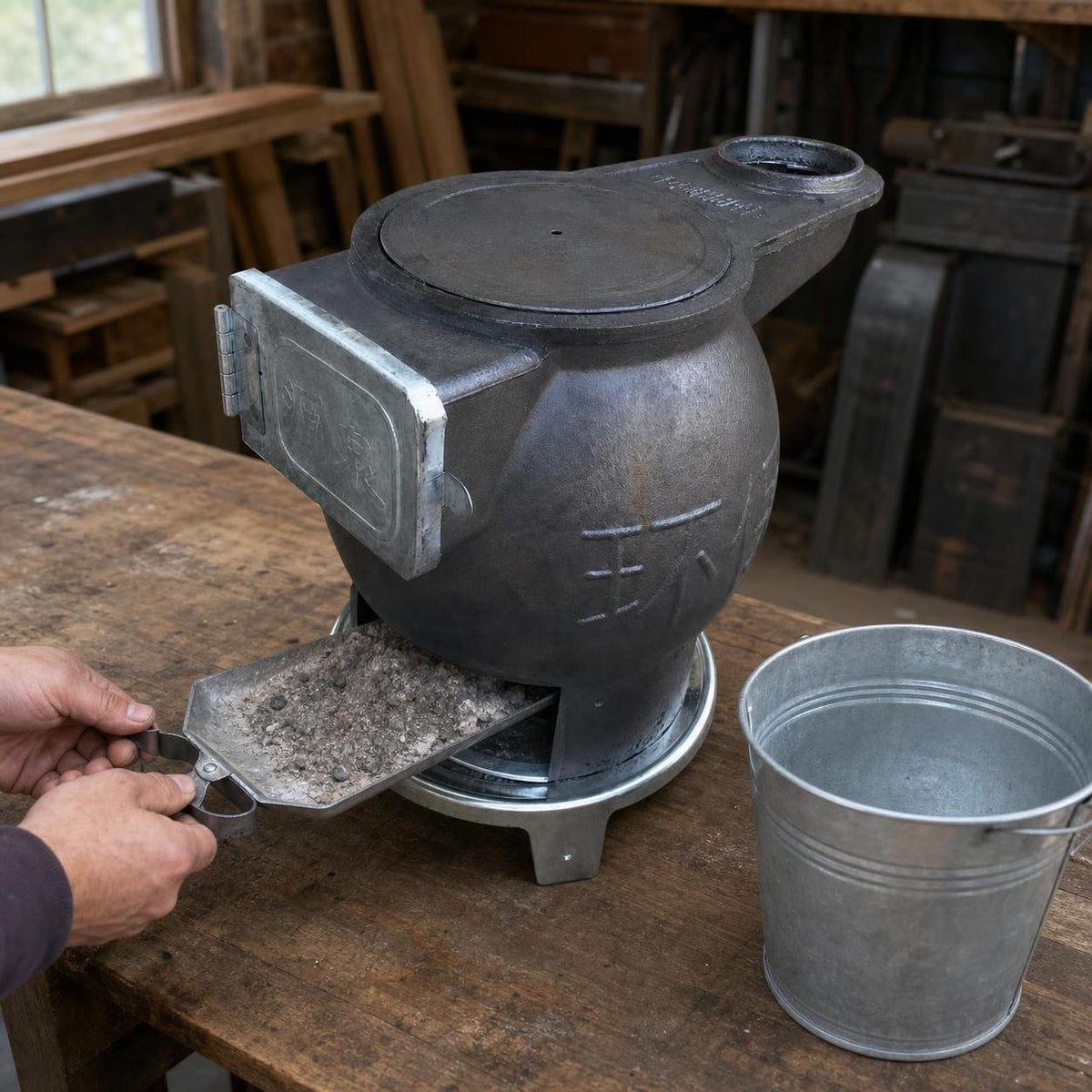 Cast Iron Wood/Coal Burning Stove for Indoor Heating and Farming