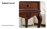 Distressed 3-Drawer Nightstand Vintage aesthetic 3-Drawer Nightstand Rustic appeal Handmade Craftsmanship for Guest Room
