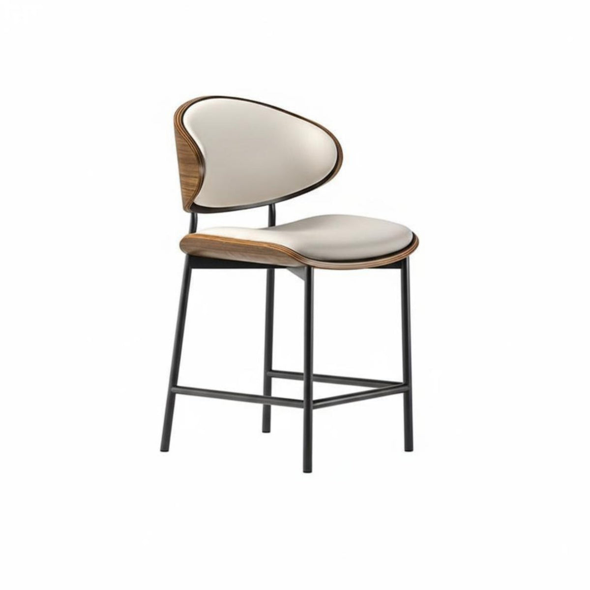 Upholstered Wooden Side Chair Sturdy Construction Upholstered Side Chair Ergonomic Design Easy Assembly for Interior Designers