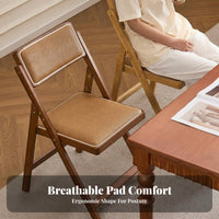 Padded Folding Chair Foldable Design Padded Occasion Chair Ergonomic Backrest No Assembly Required for Students