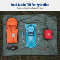 TPU Hydration Bladder, Water Reservoir for Hiking, Cycling, Camping, Leakproof, Portable