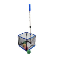 Portable Telescopic Ball Picker for Tennis and Pickleball with Storage Net