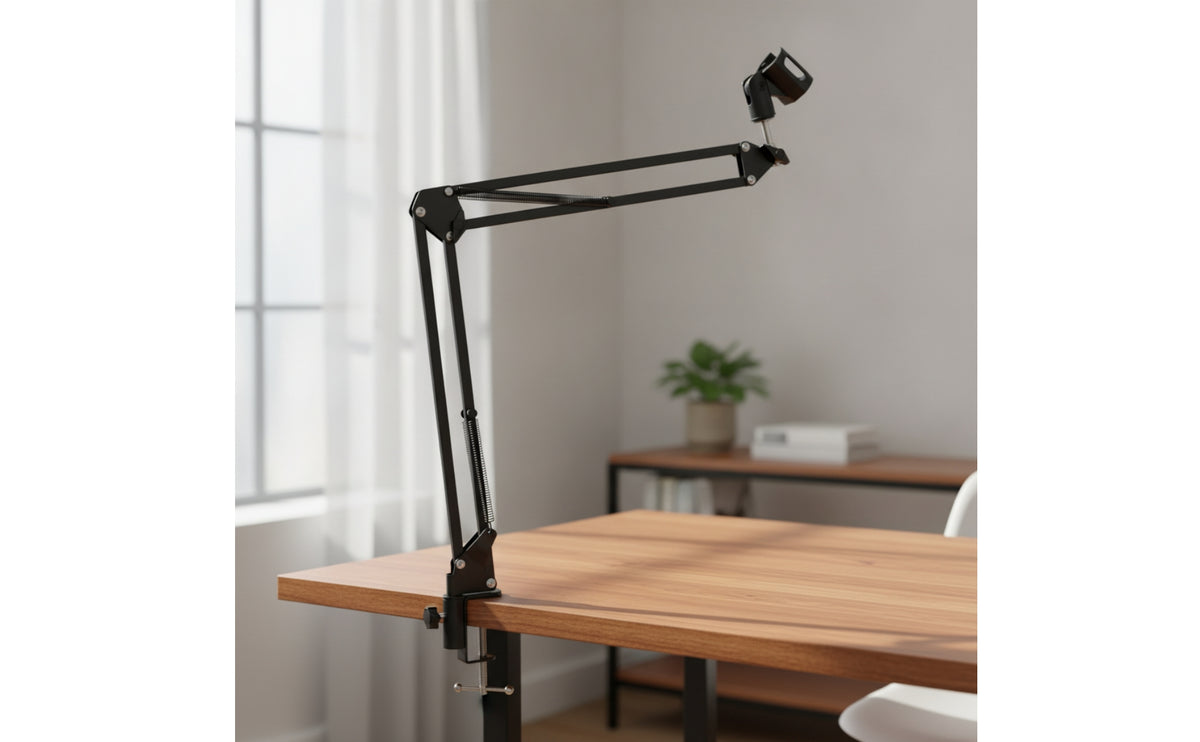 Microphone Mic Stand   Arm with Desk Clamp Articulated Microphone Mic Stand   Arm Heavy-Duty for Streamers, Vocalists, Podcasting