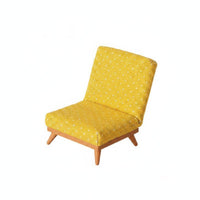 Realistic Model 1:12 Scale Dollhouse Chair Miniature Single Sofa Dollhouse Accent Chair for Collectors