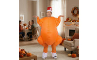 Inflatable Turkey Costume Novelty Inflatable Turkey Suit Funny Apparel for Adults, Thanksgiving, Cosplay