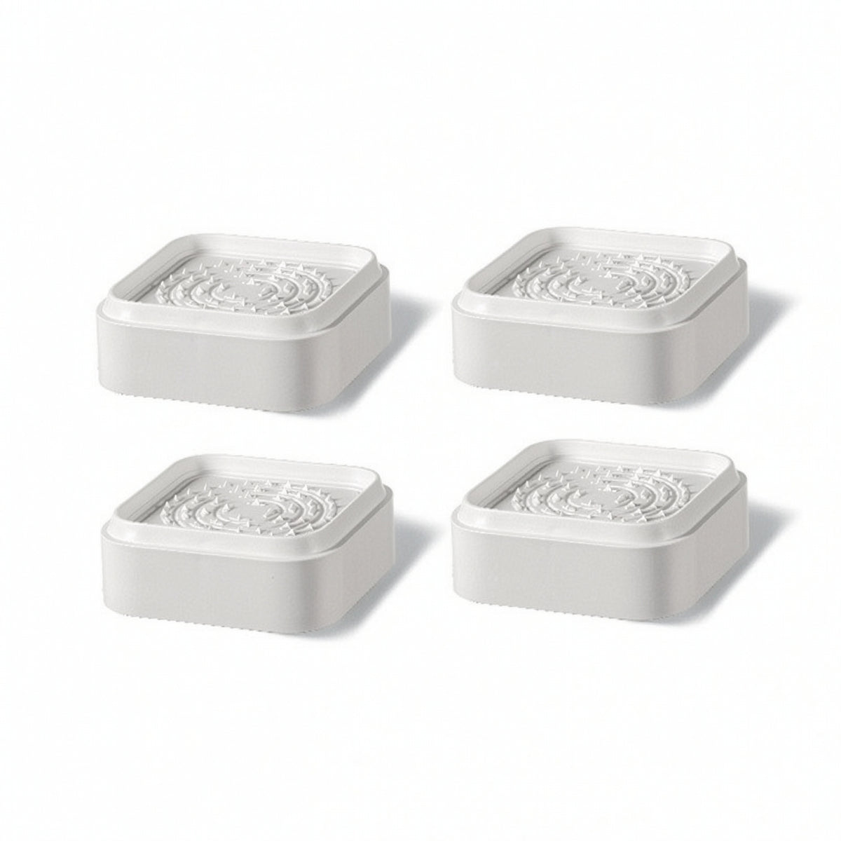 4 Pieces Appliance Feet Pads Non-slip Furniture Foot Pad Riser Pads Appliance Pad Furniture Pad Heavy-duty Wear-resistant Compact Scratch-resistant Function Suitable for Home Use Office Equipment Bedroom Decoration