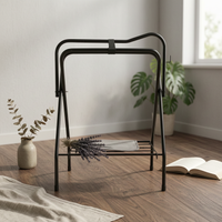 Folding Saddle Rack Foldable Folding Saddle Stand Easy to Storage for Tack Room