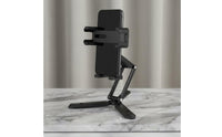 Folding Phone Tripod Multi-Function Phone Clip Tripod Adjustable Angle Mobile Accessory for Video Filming