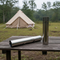 Stainless Steel Chimney tube Tent Chimney tube Fit  for Backpackers