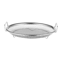 Oil-Draining Basket Side Handles Mesh Draining Tray Rust Resistant
