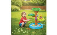 Kids Sand and Water Play Table Compact Sand and Water Table Educational Playset Multi-Piece for Garden, Patio