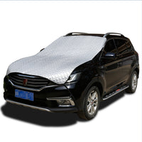 Car Windshield Snow Cover Half Cover Aluminum Foil Sun Protection