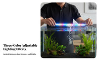 Submersible Aquarium Light Energy Saving Color Intensifying Aquarium Light 240° Wide Angle for Arowana Keepers, Carp Species Owners