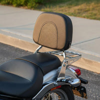 Sissy Bar Pad Comfortable Padding Motorcycle Backrest Pad Long-Lasting Material