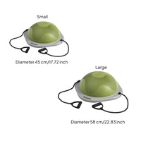 Non-Slip Surface Mind-Body Half Ball Soft Rebound Half Balance Ball Heavy Duty Balance Dome Coach Odorless Material for Home Gym
