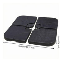 Square Umbrella Base Weighted Water-Fillable Umbrella Base Metal Support Structure Outdoor Equipment