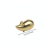 Brass Pen Rest Mirror-Polished Brass Brush Rest Compact for Office, Collectors