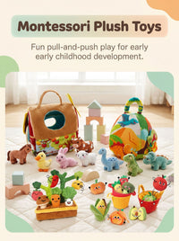 Mini Farm House Plush Toy for Infants and Toddlers