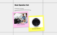 Waterproof outdoor mini speaker stereo