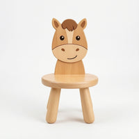 Sturdy Wooden Stool with Backrest Compact Shoe-Changing Stool Space-Saving Seat Low-Height for Toddlers, Entryway
