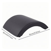 Flexibility Arch Support Dense-Foam Foam Pilates Barrel with Padded Top Contoured Back-Andcervical Stretcher