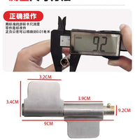 Electric Tricycle Cargo Box Reinforced Hinge Door Split Hinge Dump Box Folding Hinge Self-Locking Pin