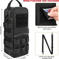 男士重型小型工具包带登山扣战术工具袋便携式实用工具存储收纳盒