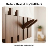 Retractable Keyboard Key Hanger Space-Saving Coat Rack sturdyDuty for Music Lovers