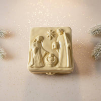 Christmas Resin Box with Lids Embossed Christmas Box Reusable