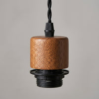 Pendant Light for Living Room and Hanging Lights, Wood E27 Bulb Holder for Bedroom Lighting, 220V E27 Lamp for Kitchen Lighting, Decorative Rope