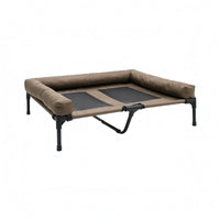 Raised Pet Cot with Bolster Removable Raised Pet Cot Bed Washable