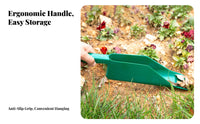 Large Capacity Leaves Ladle Portable Garden Multi-Functional Handheld Soil Spoon for Yard, Park