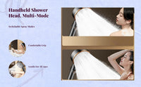 High Pressure Shower Head, Handheld Showerhead Kit, Adjustable No-Drill Installation, Bathroom, Home, Massage Spray