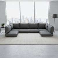 7 Pieces Home Padding PP Cotton Filling 7-Piece Sofa Cushion Set Tie-Secured