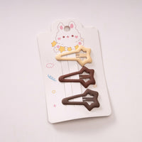Metal for Women Set of 3, Matte Finish for Fringe and Daily Wear, 5cm Small Styling Accessories