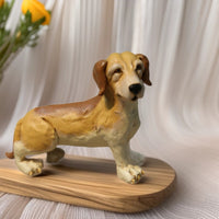 名犬摆件仿真哈士奇狗腊肠犬黑白猫模型招财庭院客厅树脂动物礼物